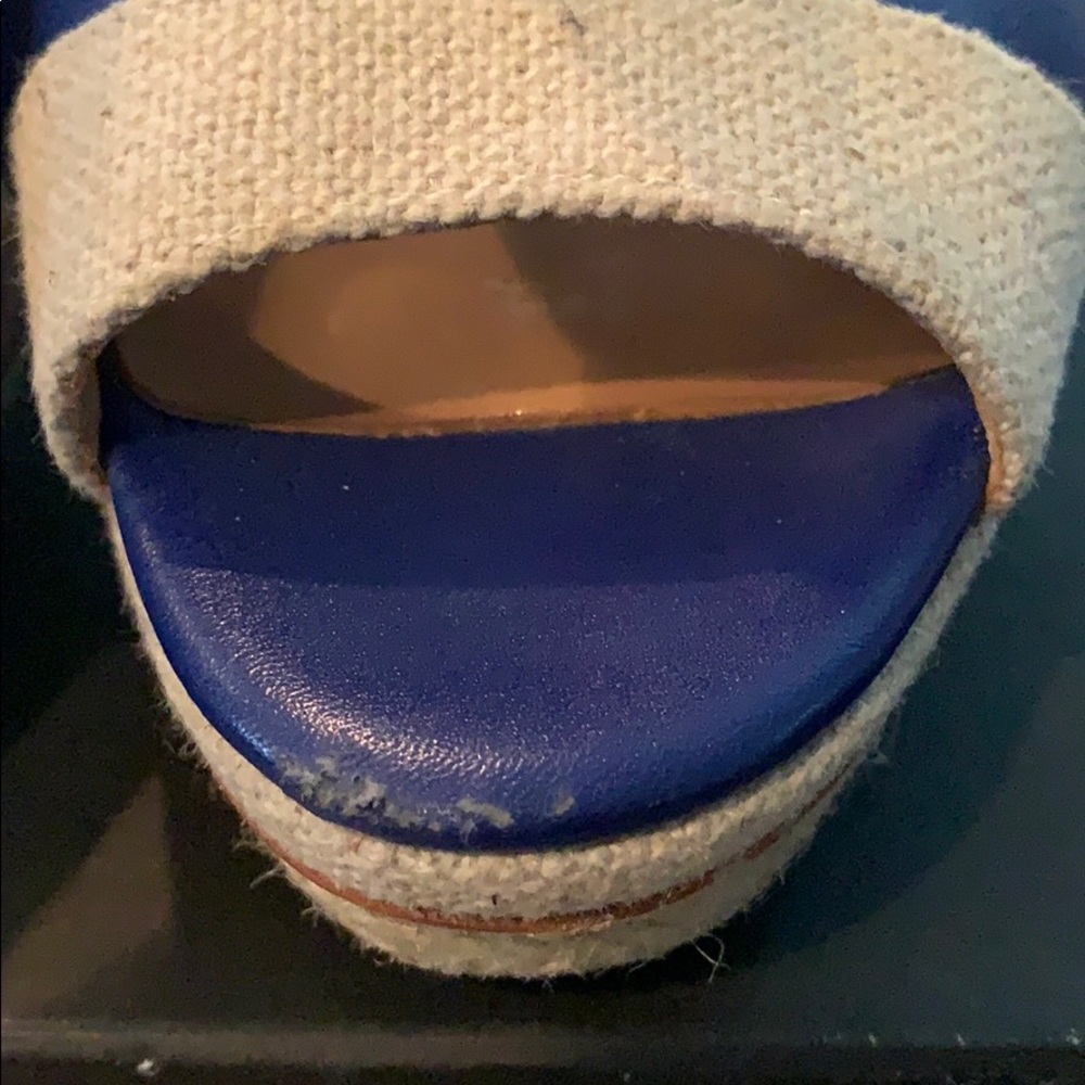 Ann Taylor Briston peep platform, sz 7.5 - Picture 5 of 13